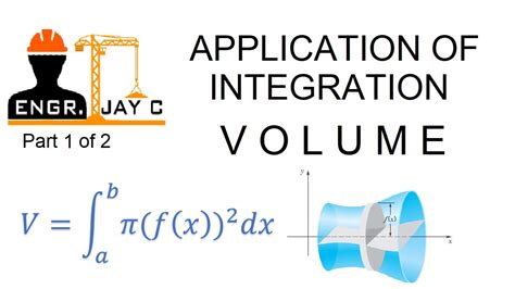 Integral Calculus: Volume of Solid Revolution (Disk Method) Part 1 of 2 ...