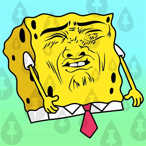 Spongebob Dank Face Meme Funny Sponge Bob Square Pants Etsy Dank