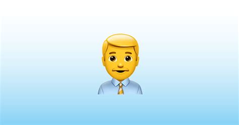 Employé De Bureau Emoji 👨‍💼