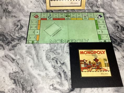 Monopoly Nostalgia Wooden Edition Game Board 2003 Parker Brothers