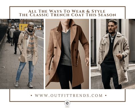 How To Wear Trench Coats Outfit Ideas For Men