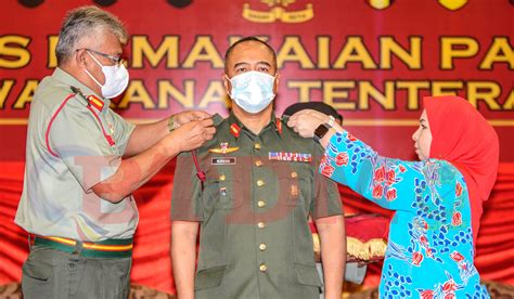 Pangkat Tentera Darat Malaysia Majlis Pemakaian Pangkat Pegawai Kanan
