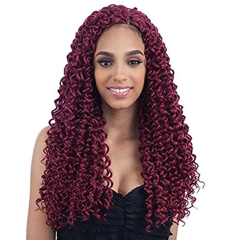 Shake N Go Freetress Crochet Braid Beach Curl 18 Inches Wand