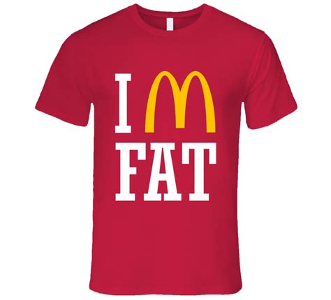 Im Fat Funny Fast Food T Shirt