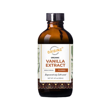 Organic Vanilla Extract 4oz Origine
