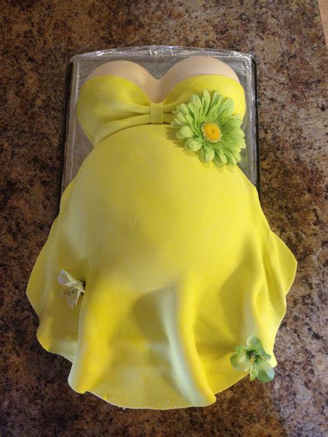 Pregnant Belly Baby Shower Cake Pregnant Belly Cakes Baby Shower