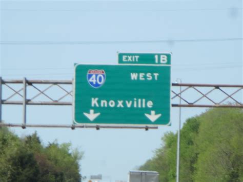 Knoxville Exit 1b Interstate 40 Highway Street Sign In Ten Flickr