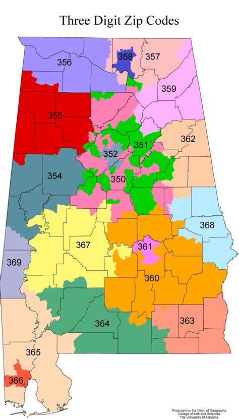 Printable Alabama Zip Code Map Printable Map Of The United States