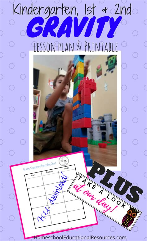 This post may contain affiliate links, which means that at no cost to you, i may earn a small sum if you click through and make a purchase. Gravity Lesson Plan With Blocks: Kindergarten Gravity ...