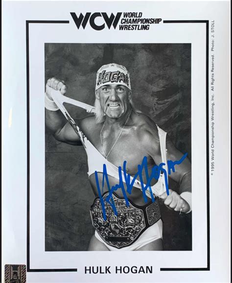 Original Wcw Hulk Hogan 8x10 Hogans Beach Shop