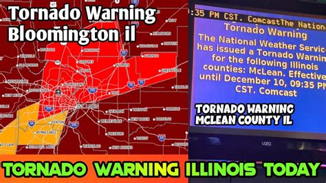 Tornado Warning Illinois Today Tornado Warning Mclean County Il