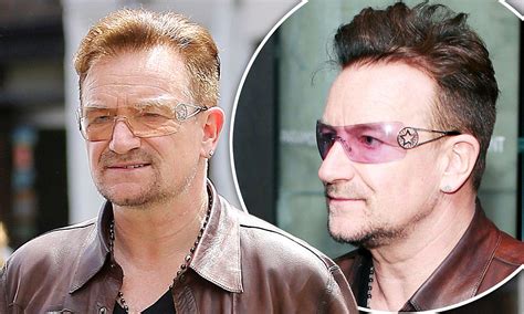 U2 Frontman Bono Sports Patchy Auburn Coloured Hair As He Ditches His