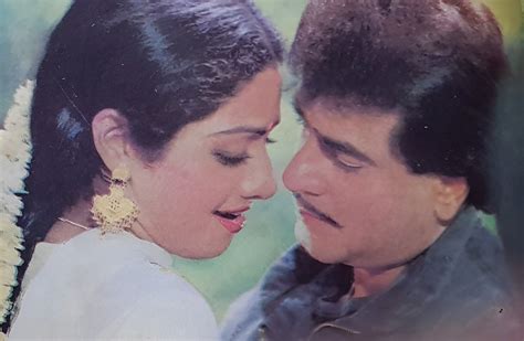 Sridevi Sridevi And Jeetendra In Aag Aur Shola 1986