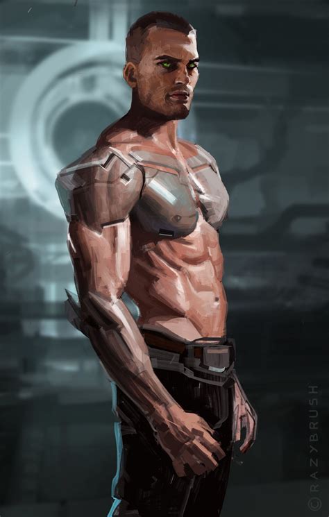 Biotech Soldier Goran Bukvic Crazybrush Cyberpunk Character