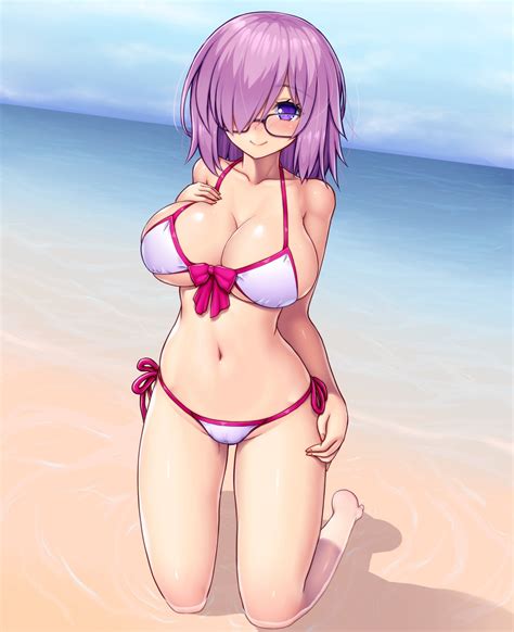 Wallpaper Mashu Kyrielight Fate Grand Order Anime Girls Cleavage