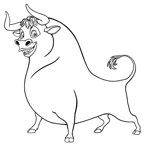 Enjoy the characters and fun one more time through coloring. Printable Disney Ferdinand Coloring Pages