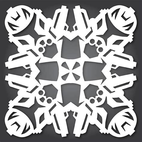 60 Free Paper Snowflake Templates—star Wars Style Christmas Ideas