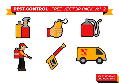 Integrated pest management regulates pests by using a variety of control measures, including mechanical, cultural, biological, and chemical. Pest Control Free Vector Pack Vol. 2 - Download Free ...