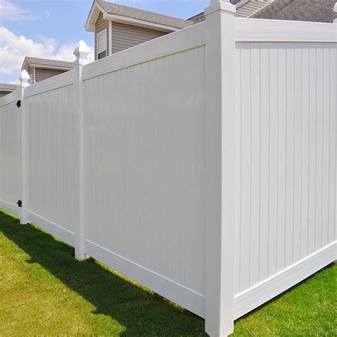 China Customized 4x8 Vinyl Fence Panels Manufacturers Factory