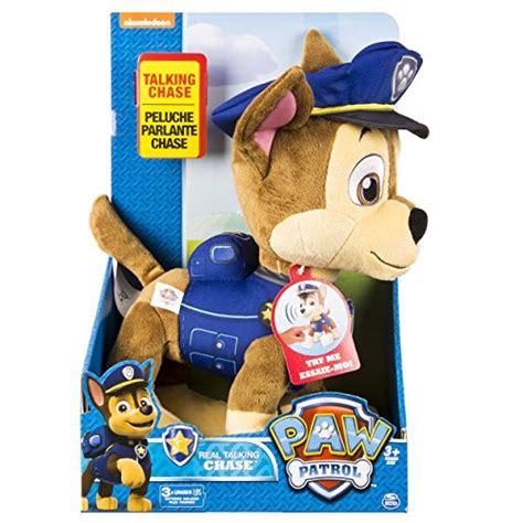 Paw Patrol Real Talking Chase Plush Toy Pricepulse