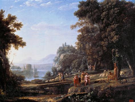 Countryside With Apollo And Marsyas Claude Lorrain As Art Print Or