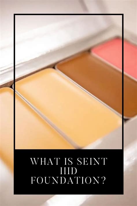All You Need To Know About Seint Iiid Foundation Seint Seintmakeup