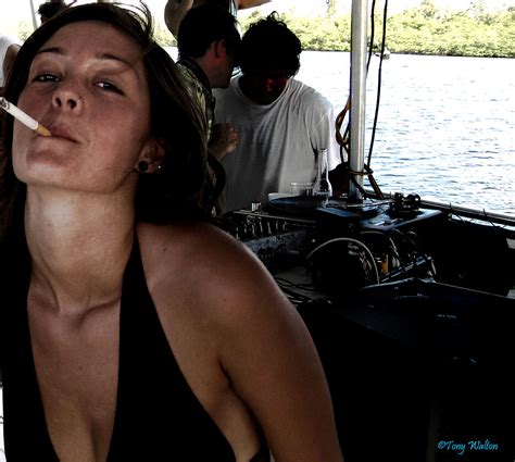 Girl On A Boat Smoking Girl On A Boat Smoking Flickr