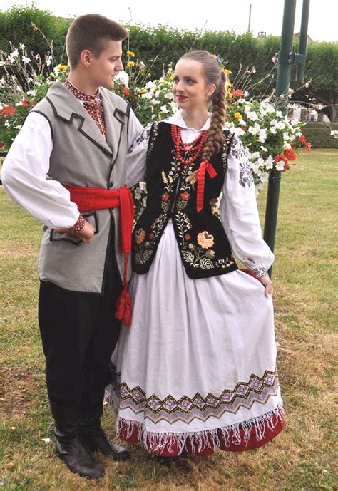 Polish Clothing Folk Clothing Woman Clothing Poland Costume Polish Embroidery Folk