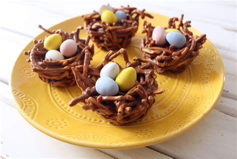 Chocolate Easter Egg Nests Kassandra Dekoning