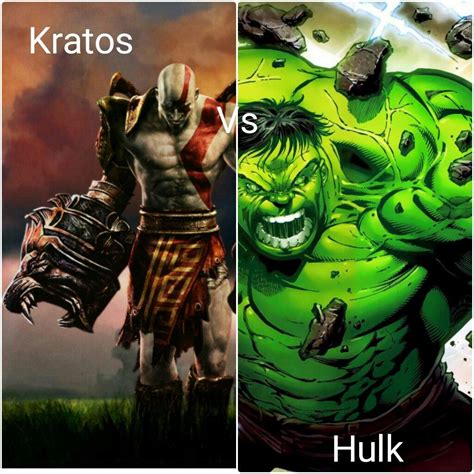 Kratos Vs Hulk Comics Amino