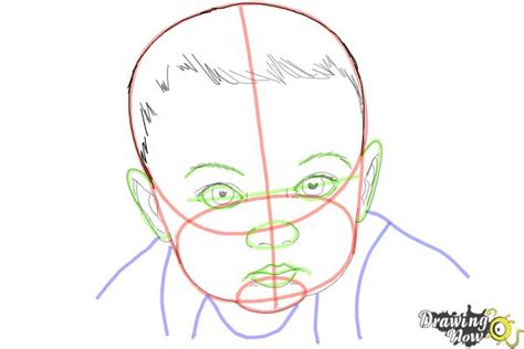 How to Draw a Baby Face - DrawingNow