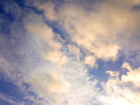 Cumulus And Altostratus Clouds Stock Image Image Of Fall Blue 196154325