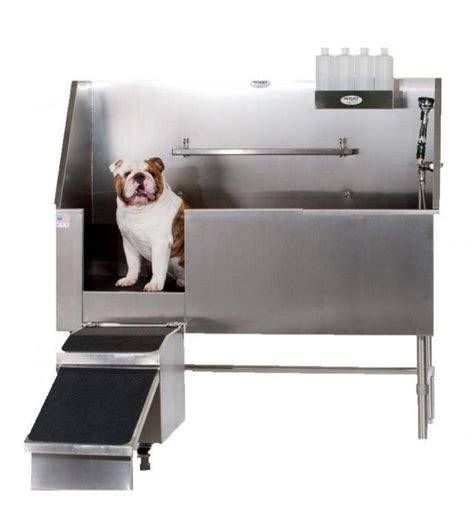 The tall tub style baths allow you to take a soothing bath (or a shower) in a sitting position. The AquaQuest Walk-In 48" Tub in 2020 | Walk in tubs, Pet ...