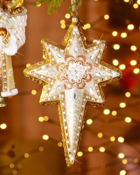 Jay Strongwater Star Of Bethlehem Christmas Ornament Bethlehem