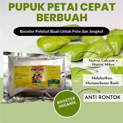 Jual Pupuk Booster Organik Pelebat Pete Petai Pupuk Tanaman Pete Agar