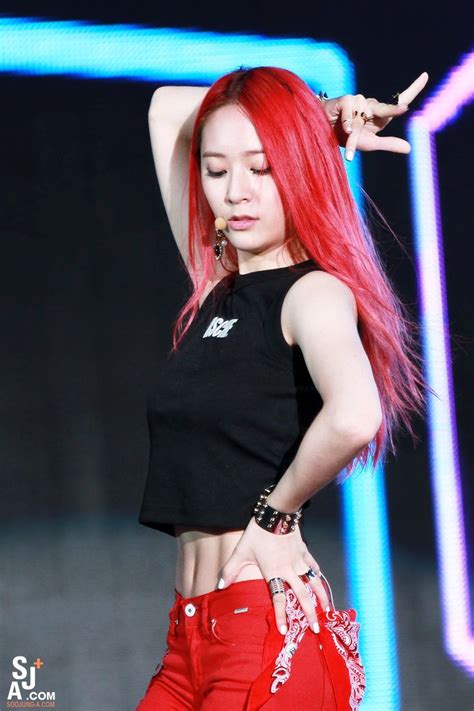 I don't know what those netizens are on, it is true that no one in f(x) got anything done on their faces, and all the claims whether they got plastic surgery or not, krystal and the rest of f(x) still look great. 34 best images about F(x) Krystal's abs on Pinterest | Her ...