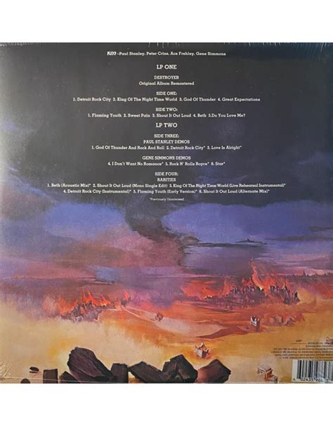 Kiss Destroyer 45th Anniversary Deluxe Edition Vinyl Pop Music