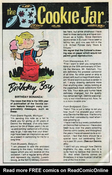 Read Online Dennis The Menace Comic Issue 6