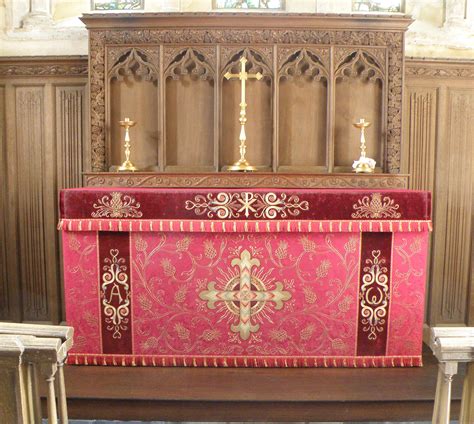 Altar Frontal St Marys Church Ickworth Church Conservation Trust