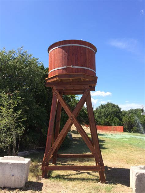 Tinytimber Water Tank On A Wood Tower Water Tank Rain Water