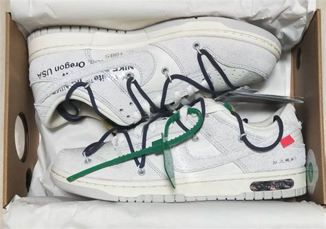 Nike Nike Off White Dunk Low Lot 2050 Grailed