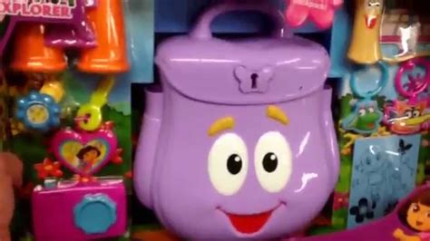 Dora The Explorer Explorers Backpack Backpack Map And Acessories Play Set Toy Review Youtube