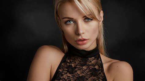 Desktop Wallpaper Ekaterina Enokaeva Blonde Model Hd Image Picture