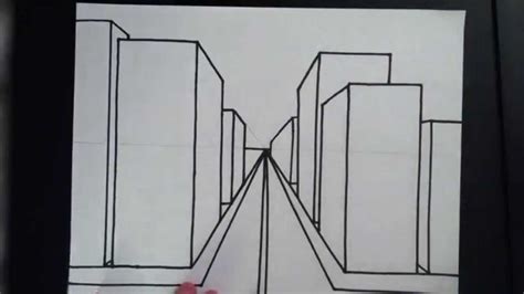 How To Draw A 3d City Youtube