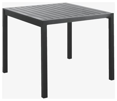Costway outdoor patio rattan wicker steel side deck table. Belize Metal Black square garden table - HabitatUK ...