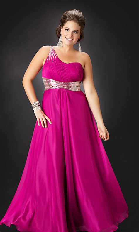 Beautiful Plus Size One Shoulder Prom Dresses Dresses For Every Occasion