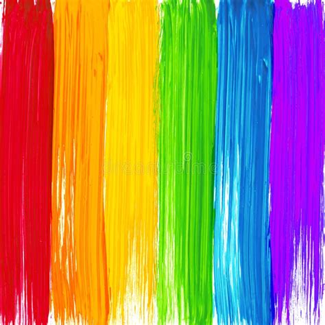7 Paint Rainbow Strokes Free Stock Photos Stockfreeimages