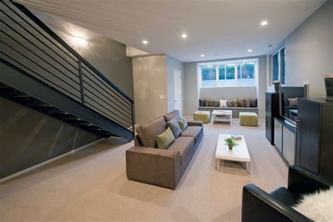 Cortland Residence Contemporary Basement Chicago By Cook