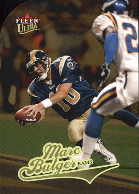 2004 ultra gold medallion st louis rams football card 121 marc bulger ebay