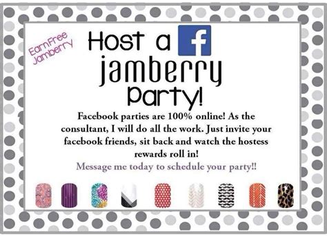Why Not Host A Facebook Party And Get All Your Jamberrys For Free